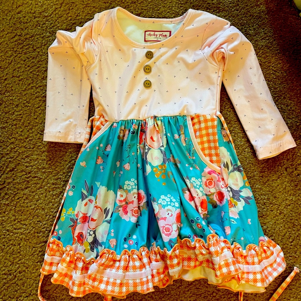 Cheeky Plum 3T Girls Autumn Dress